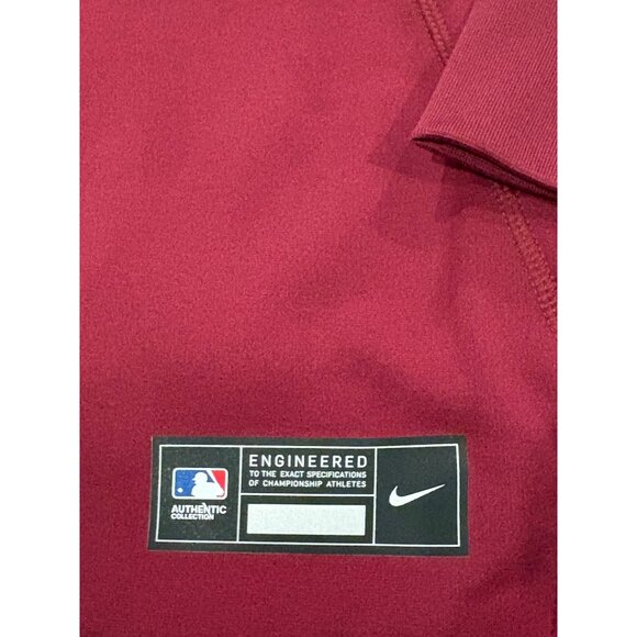 Nike Men's Philadelphia Phillies Maroon Therma Authentic Collection Hoodie Large - Picture 6 of 9